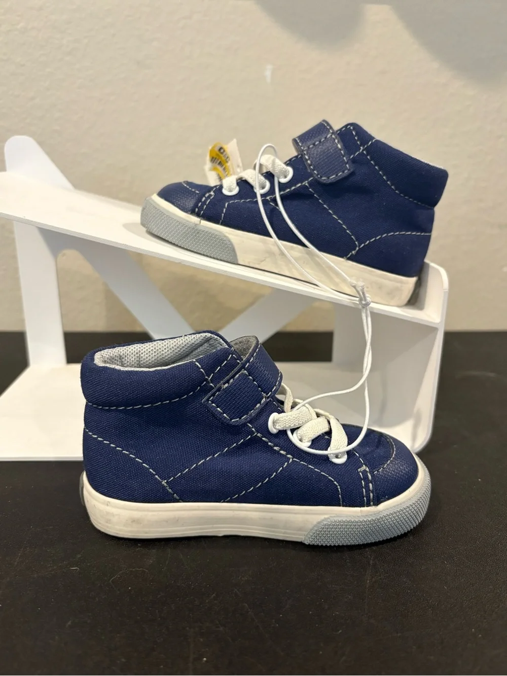 See Kai Run Basics Toddler Belmont Sneakers - Navy Blue 5T
